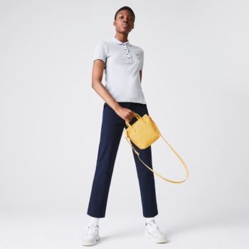 Billige Lacoste - L.12.12 Concept Vertical Zip Bag Dame Sort