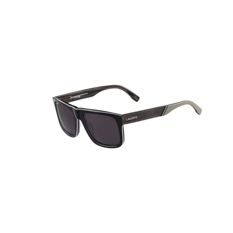 Billige Lacoste Solbriller - Black LT12 Sunglasses Herre