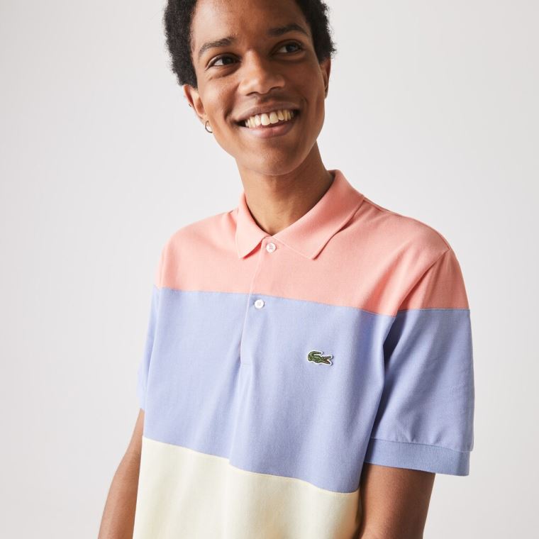 Lacoste Polo Shirt Butik - Fresh And Light Bomulds Piqué Classic Fit Shirt Herre Blå