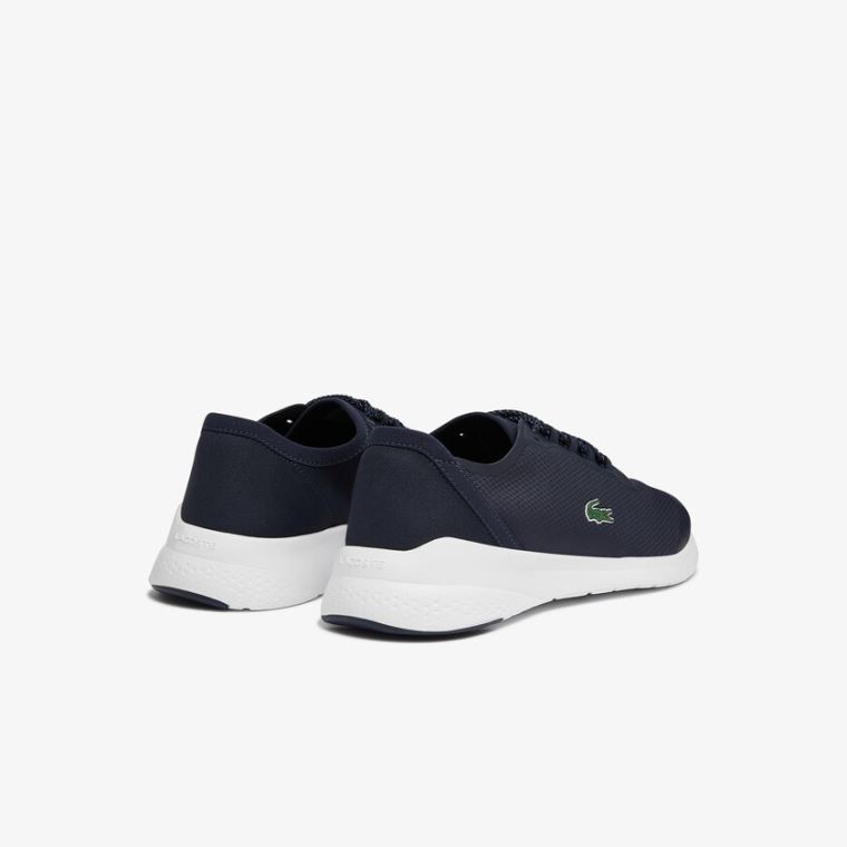 Udsalg Lacoste Sneakers - LT Fit Tekstil Sneakers Mørkeblå Hvide